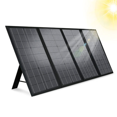 Panel solar portátil de campamento de 20W 30W con puerto USB tipo C y estructura plegable