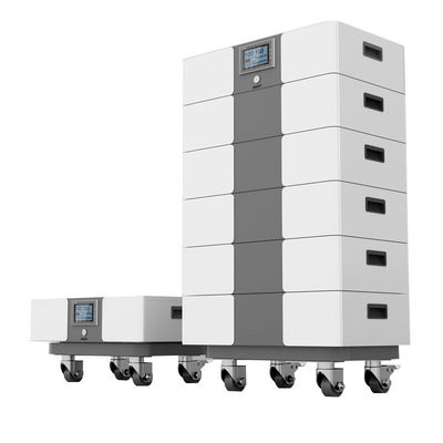 Batería de litio de larga duración de 500ah para almacenamiento de energía solar en diseño apilado de alto voltaje