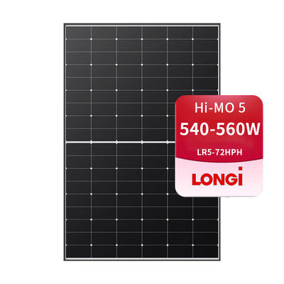 LR5-72HPH 540-560M HALF-CELL Hi-MO 5m Panel solar monocristalino para el sistema de energía solar