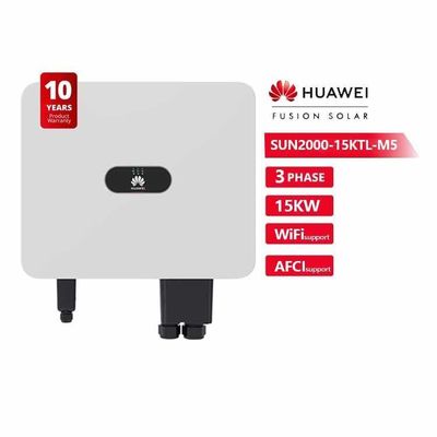 565 * 595 * 263mm 12kW 3 fases de red de conexión invertidora solar SUN2000-12KTL-M5 con 2 cuerdas MPPT