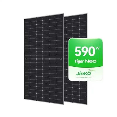 Jinko Solar Tiger Neo paneles solares fotovoltaicos de tipo N 590W 585W 580W 575W 570W para el sistema solar en red