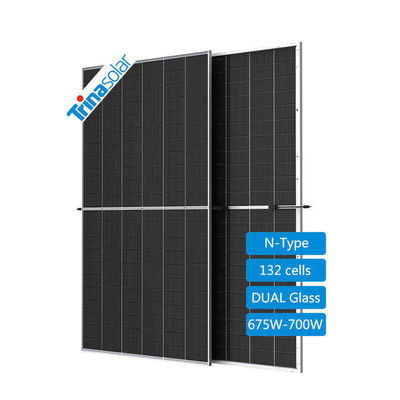 Los paneles bifaciales Trina PV POE/EVA encapsulados de 700 W para energía solar TSM-NEG21C.20