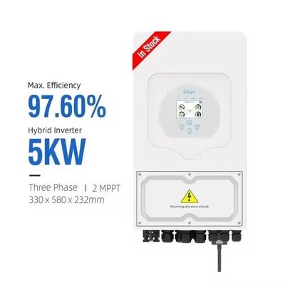 5KVA Deye SUN 5K SG03LP1 UE Almacenamiento de energía en el hogar de fase única Inverter solar 28/20.5kg