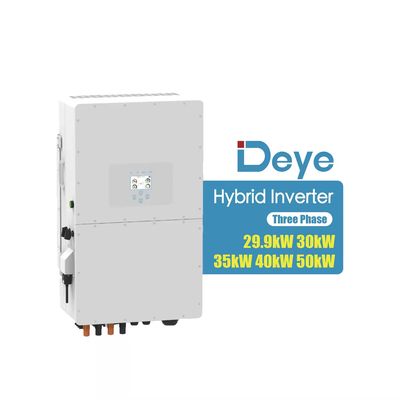 Inversor híbrido Deye de 50 kW compatible con el plomo y el ácido/li-lón para tipos de salida múltiples