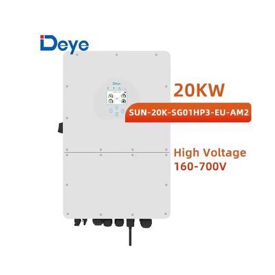 Inversor híbrido de tres fases Deye SUN-30K-SG01HP3-EU-BM3 para el sistema de energía solar de 30 kW