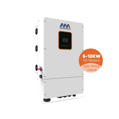 Display LCD Megarevo Inverter híbrido R5KLNA 8kw 10kw Inverter solar de fase dividida fuera de la red