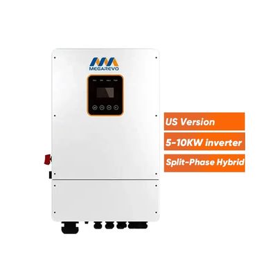 Frecuencia de salida 50/60Hz Inversor híbrido Megarevo para sistema de 5-12KW de fase única y tres