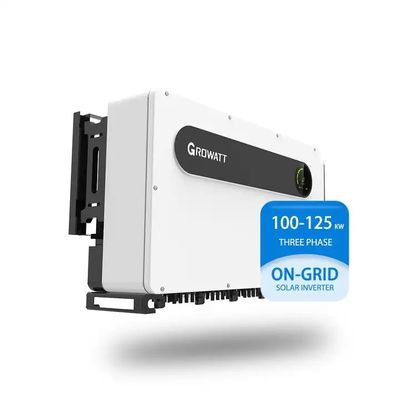 10 MPP rastreadores en la red inversor Growatt MAX 100-125KTL3-X LV 180V-1000V Voltado de entrada
