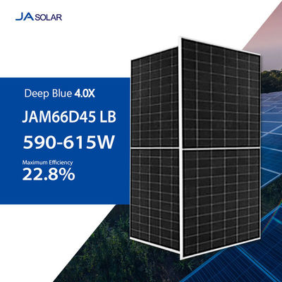 182mmx182mm Tamaño de célula Modulo solar bifacial con vidrio delantero/vidrio trasero de JA SOLAR