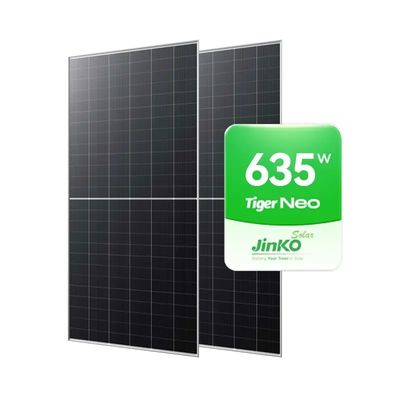 Jinko N tipo 78HL4-V Panel solar IP68 Conjunción de caja de 615W Tipo de célula monocristalina