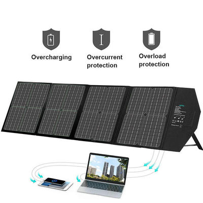 Kit de paneles solares plegables portátiles de ETFE impermeables para estaciones de energía de campamento al aire libre 60W