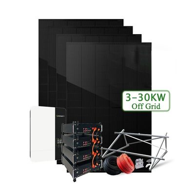 Sistema de energía solar fuera de la red 5kw 2kw 10kw 3kw Sistema completo de paneles solares para el hogar