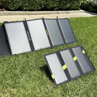 2.87A-15.15A Panel solar portátil plegable de 50 w 18V mono cargador solar para acampar