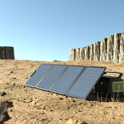 Carga al aire libre 30w Panel solar plegable 100V Con puerto 35135 DC