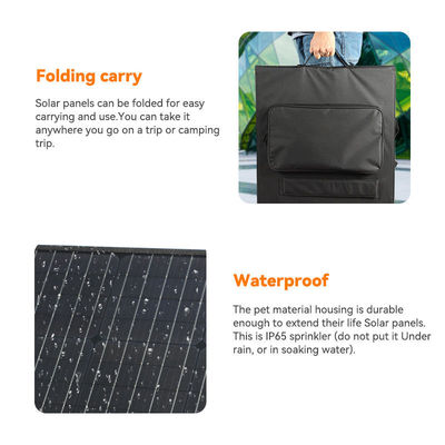 Panel solar plegable portátil de 20W para teléfono móvil Banco de energía de computadoras portátiles Apoyo a pedidos OEM
