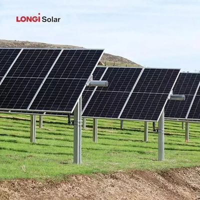 Los paneles solares bifaciales de la serie Longi 182 530W 535W 540W 545W 550W para el sistema solar en red