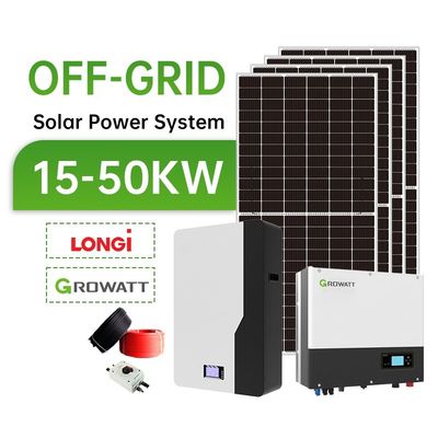 8KW 10KW 12KW 15KW 20KW 30KW Panel solar híbrido fuera de la red Sistema fotovoltaico para el hogar
