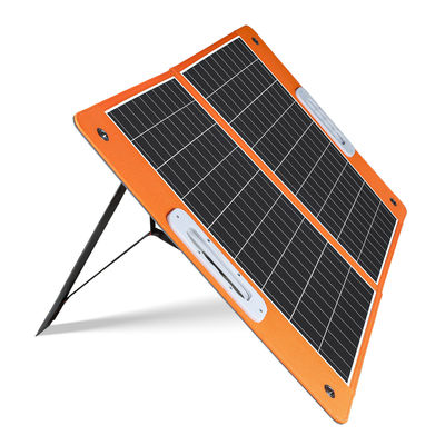 Pantallas solares plegables ligeras de 18V 50W-250W para suministro de energía al aire libre en campamentos