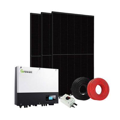 110V-240V 10KW 12KW 15KW 20KW 25KW 30KW Sistema solar completo en red para uso residencial