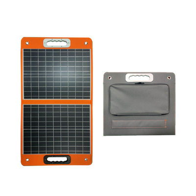 Panel solar plegable mono negro de 60W ligero y portátil