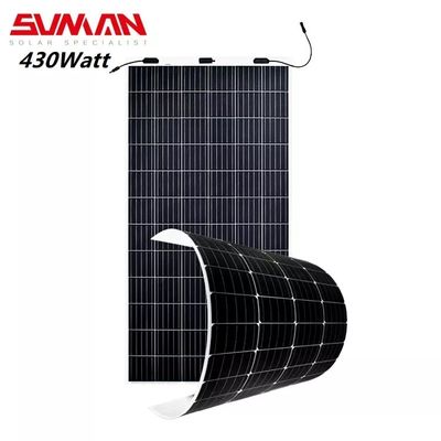 Sunman 430w Panel solar flexible con un 20,4% de eficiencia 166mmx166mm Tamaño de la célula