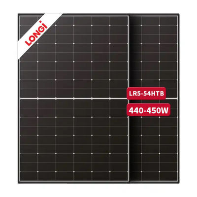 440W Longi Hi-mo 6 LR5-54HTB Panel de módulo solar fotovoltaico Modulo solar con tecnología N-TYPE