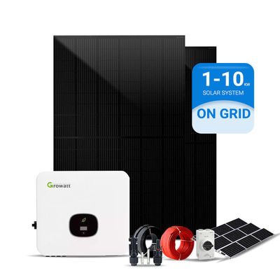 Sistema de energía solar completo en red 50kw 30kw 20kw 10kw 5kw 3kw para hogares ecológicos