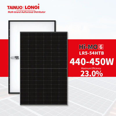 Longi LR5-54HTH 440-450M Panel solar MONO de 182 mm Tipo N 440W 445W 450W Modulo fotovoltaico Hi Mo 6