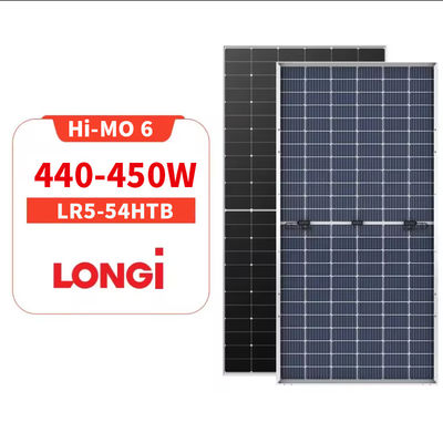 LR5-54HTB 440-450M Full Black Hi Mo 6x módulo fotovoltaico 440W 450 Watt 445W Panel solar para el techo del hogar