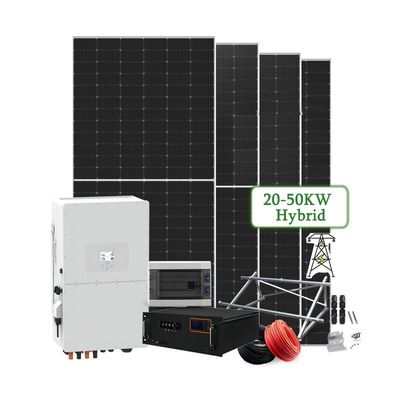 Sistema híbrido de energía solar completa para el trabajo en el hogar