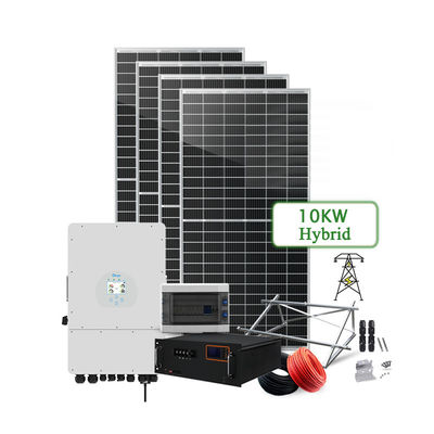 Batería de iones de litio Tipo 5000W 8000W 1000W Sistema fotovoltaico de paneles solares residenciales