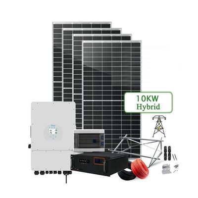 Tipo de batería de plomo-ácido Sistema de energía de paneles solares 3KW 5KW 8KW 10KW 15KW para uso residencial