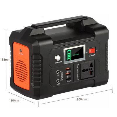Estación de energía solar portátil de 600W con batería de litio USB y salida de CA de 110V/220V