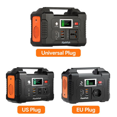 Estación de energía solar portátil de 600W con batería de litio USB y salida de CA de 110V/220V