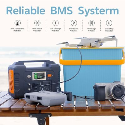 Estación de energía solar portátil de 600W con batería de litio USB y salida de CA de 110V/220V
