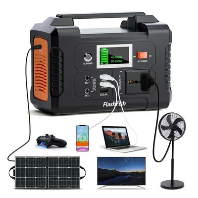 Estación de energía portátil con salida de corriente continua 12V/10A Tiempo de carga total máximo 4-5 horas