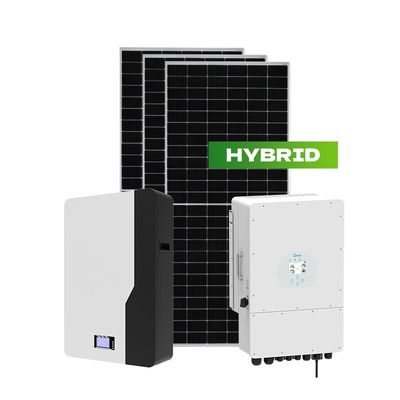 Sistema de almacenamiento de energía solar de 10KVA 48v 10KW 110V-240V Montaje en el techo
