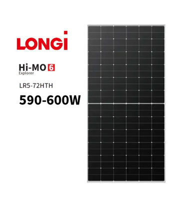 LR5-72HTH 595M 590W 595W 600W Panel solar para el sistema de energía solar Primer año decaimiento 1,5%