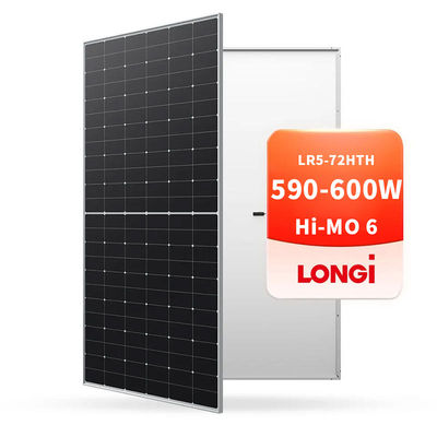 LR5-72HTH 595M 590W 595W 600W Panel solar para el sistema de energía solar Primer año decaimiento 1,5%