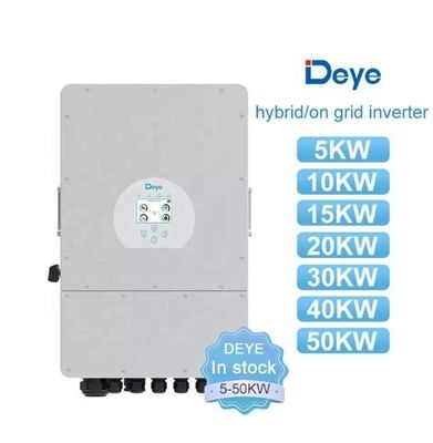 Europe Voltage 8Kw 10Kw 12Kw Inversor híbrido de tres fases con voltaje de entrada de 160-800Vdc