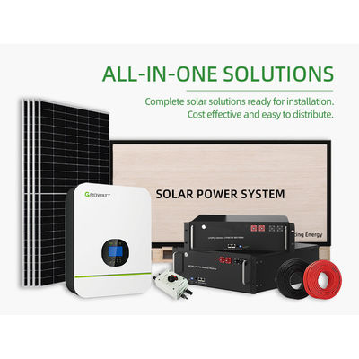 Sistema de energía solar de 30kw en red Sistema solar para todo el hogar Soporte técnico