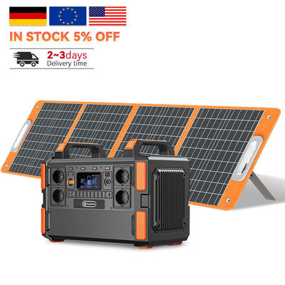 Estación de energía portátil de 1000w para acampar Flashfish Pure Sine Wave Panel solar de carga