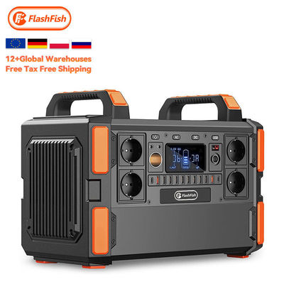 FlashFish 1000W 1048WH Generador solar Lifepo4 fuente de energía de batería ideal para automóviles eléctricos