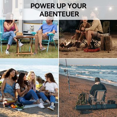 Baterías de iones de litio de 1000W Estación de energía para camping Inverter Tipo onda senoidal pura