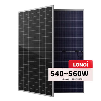 Lon-gi Himo 5m G2 LR5-72HPH M10-182mm 540w 545w 550w 555w 560w Paneles solares