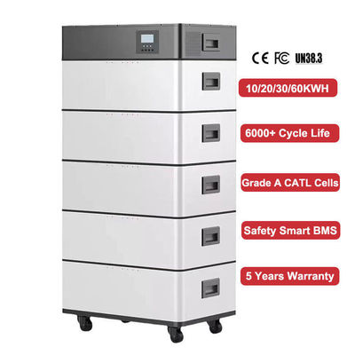 Potente batería de iones de litio LiFePO4 de 15 KWh 51.2V 280AH para almacenamiento de energía solar