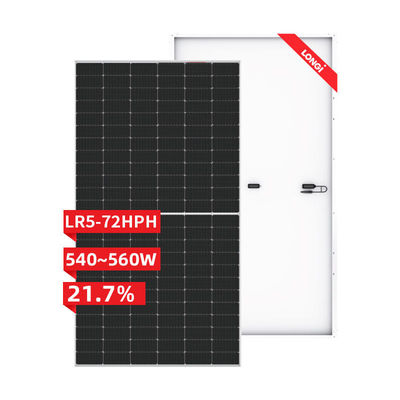 LR5-72HPH 540-560M HALF-CELL Hi-MO 5m Panel solar monocristalino para el sistema de energía solar