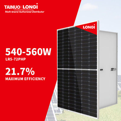 Módulo solar de 182 mm de 540 vatios con eficiencia del panel del 21,7% y caja de unión de tres diodos