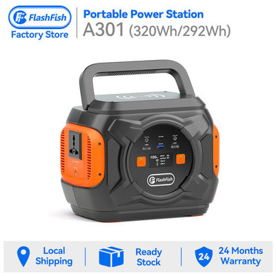 EU Almacén 80000mAh Camping Fuente de alimentación portátil de 300 Watt Estación de energía portátil