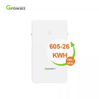 Batería de litio Growatt 51.2V Capacidad flexible de 6,5 kWh a 13 kWh Material de ánodo LFP
